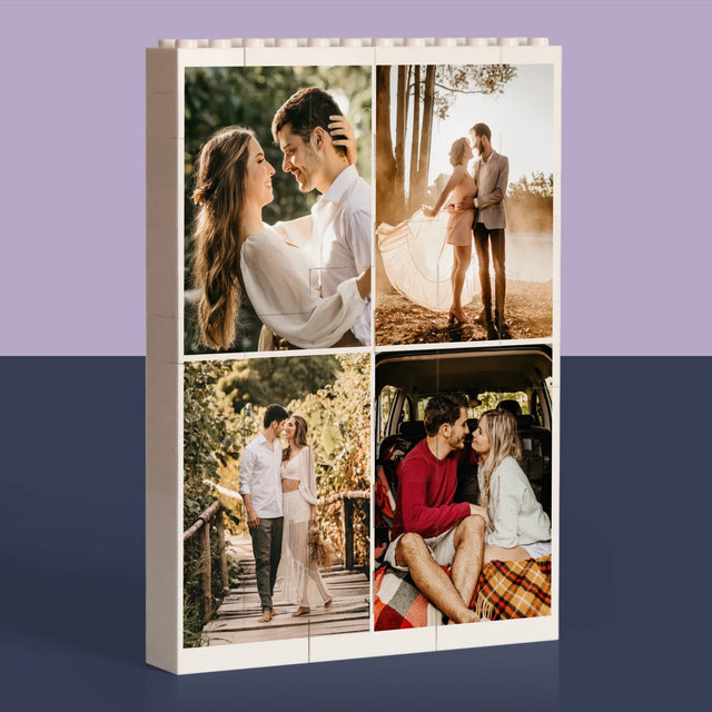 Fotokolaż: 4 Zdjęcia - Klocki LEGO z Nadrukiem