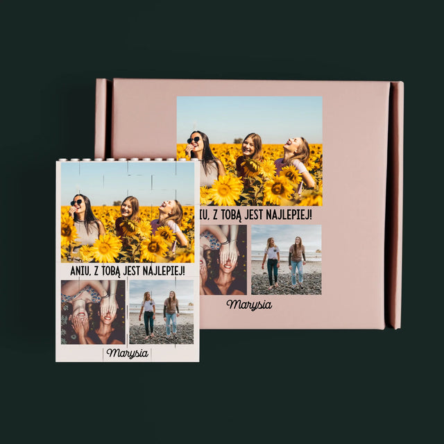 Fotokolaż: Najlepsze Przyjaciółki - Klocki LEGO z Nadrukiem