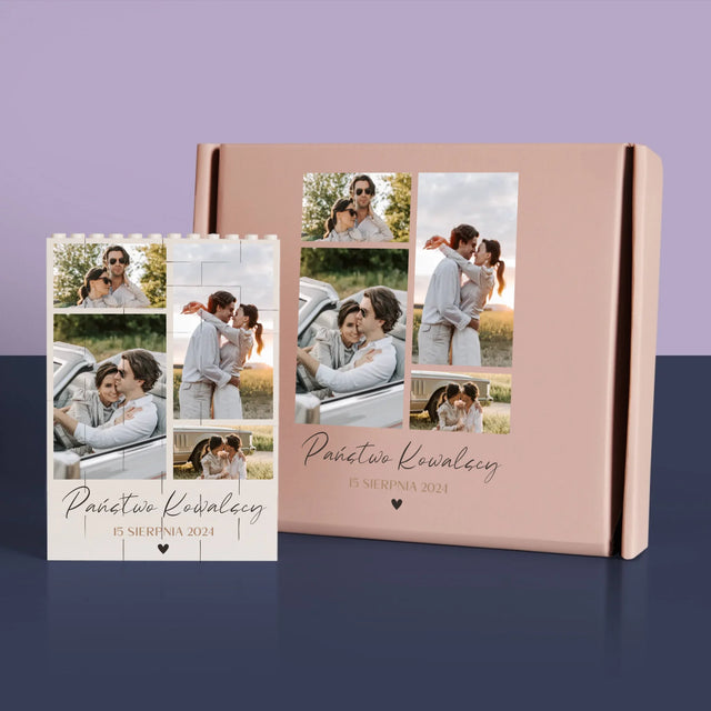 Fotokolaż: Państwo - Klocki LEGO z Nadrukiem