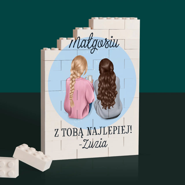 Kreator Postaci: Przyjaciółki - Klocki LEGO z Nadrukiem