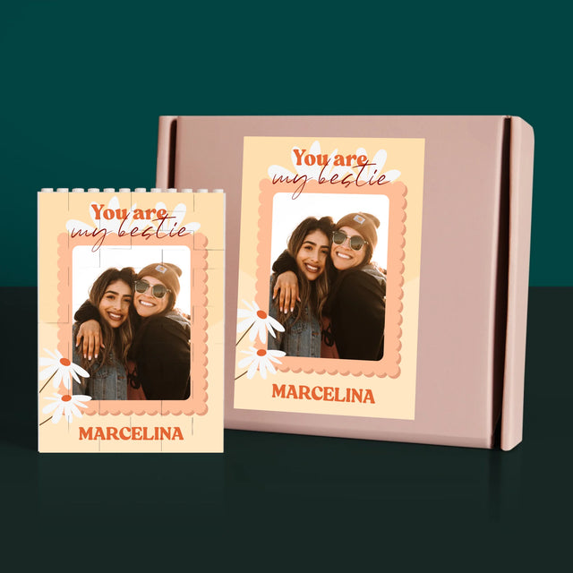 Fotokolaż: Zdjęcie Besties - Klocki LEGO z Nadrukiem