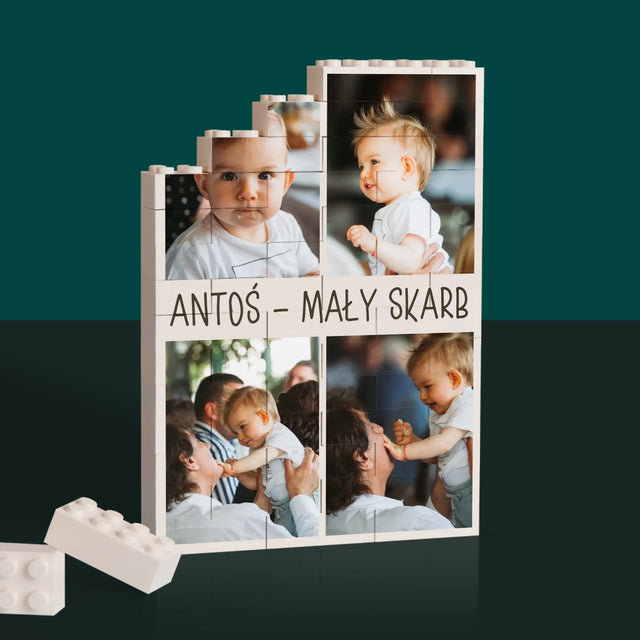 Fotokolaż: Zdjęcia z Dzieckiem - Klocki LEGO z Nadrukiem