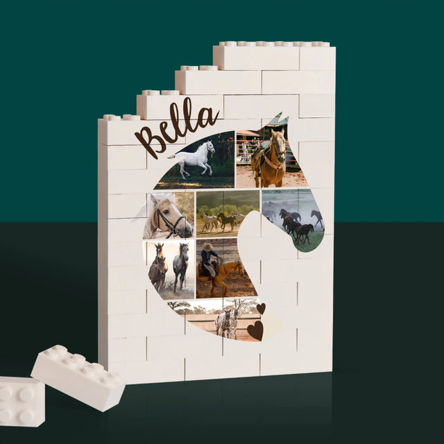 Kształt ze Zdjęć: Koń - Klocki LEGO z Nadrukiem
