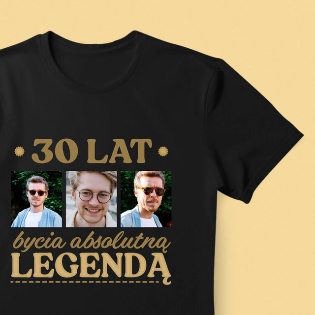 Fotokolaż: 30 Lat Bycia Legendą - Koszulka Męska