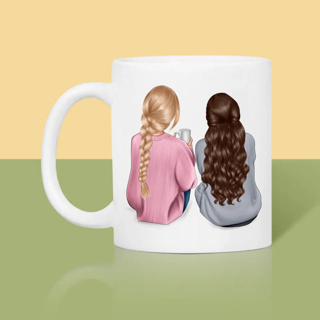 Kreator Postaci: Przyjaciółki - Kubek z Nadrukiem