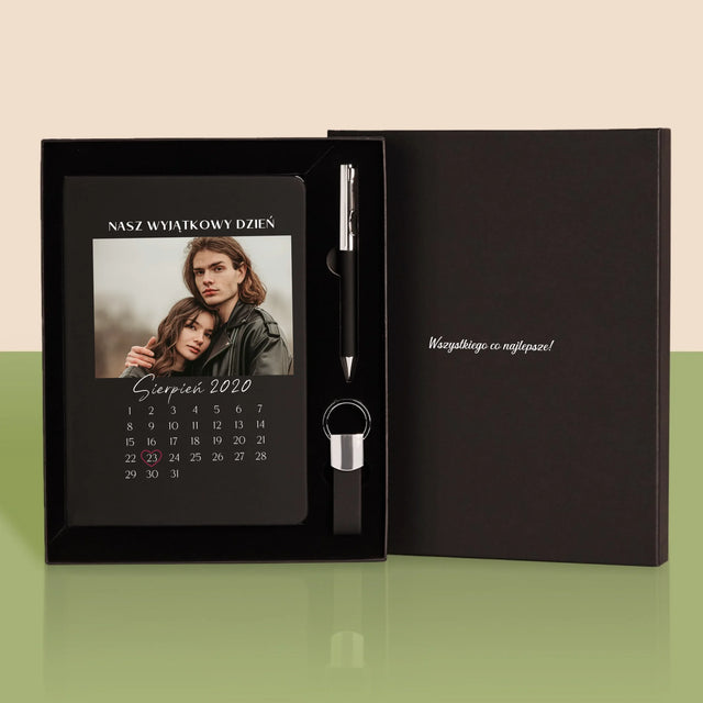 Zdjęcie i Podpis: Nasz Wyjątkowy Dzień - Zestaw z Notatnikiem