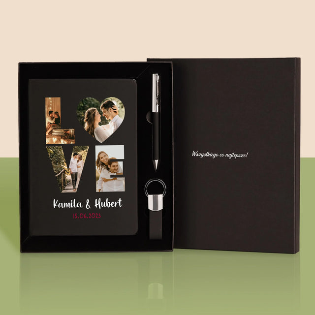 Słowo Ze Zdjęć: Love - Zestaw z Notatnikiem