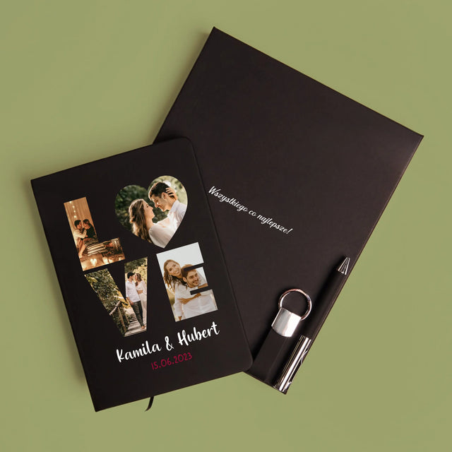 Słowo Ze Zdjęć: Love - Zestaw z Notatnikiem