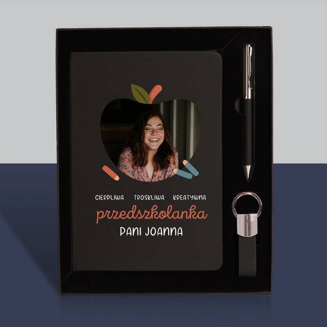 Zdjęcie i Podpis: Przedszkolanka - Zestaw z Notatnikiem