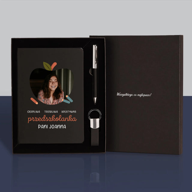 Zdjęcie i Podpis: Przedszkolanka - Zestaw z Notatnikiem