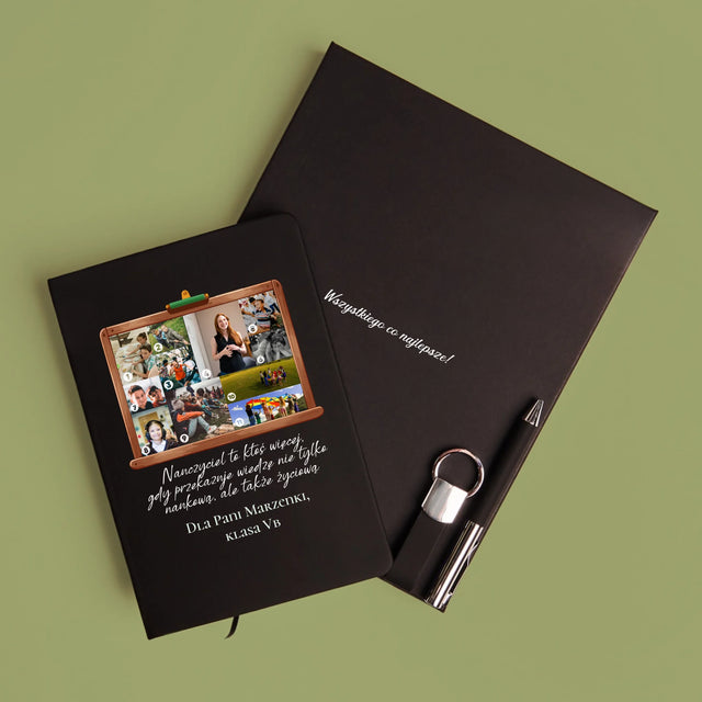 Kształt Ze Zdjęć: Nauczyciel To Ktoś Więcej - Zestaw z Notatnikiem