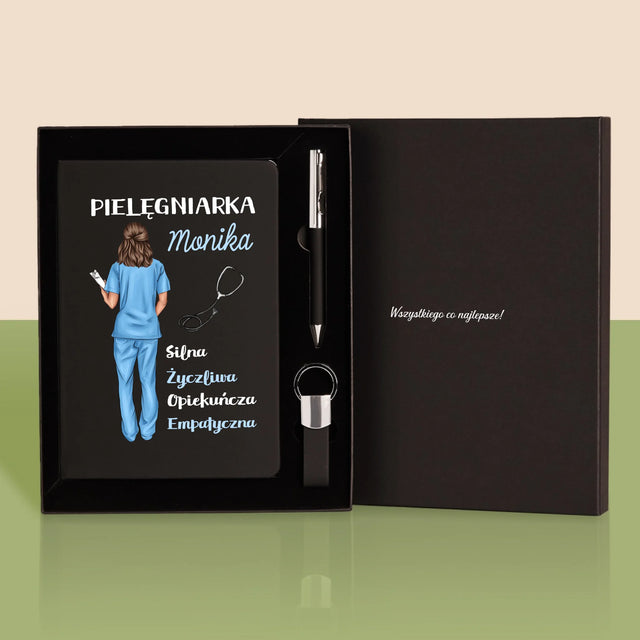 Kreator Postaci: Cechy Pielęgniarki - Zestaw z Notatnikiem