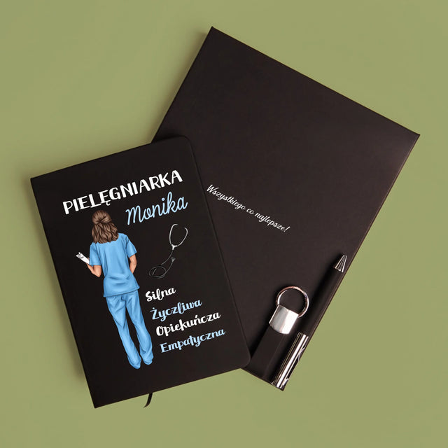 Kreator Postaci: Cechy Pielęgniarki - Zestaw z Notatnikiem