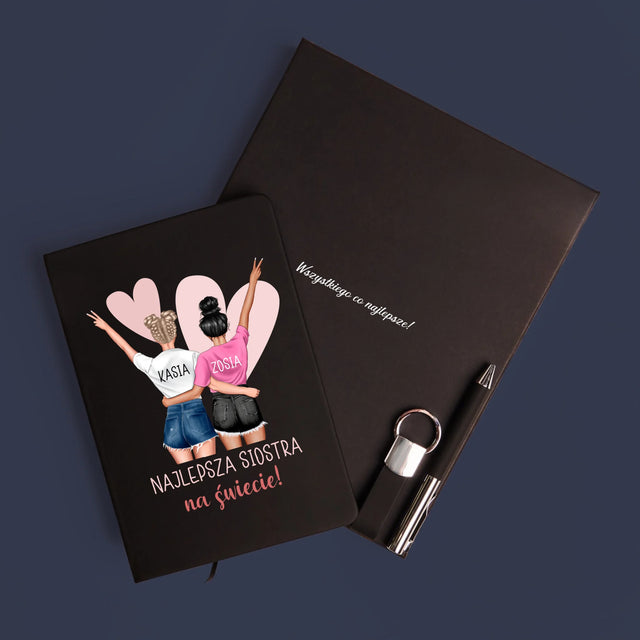 Kreator Postaci: Najlepsza Siostra Na Świecie - Zestaw z Notatnikiem