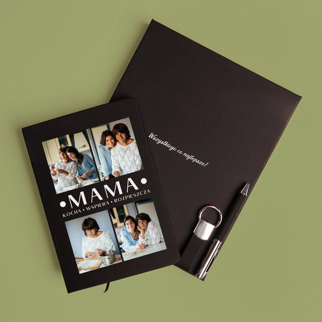 Fotokolaż: Kochana Mama - Zestaw z Notatnikiem