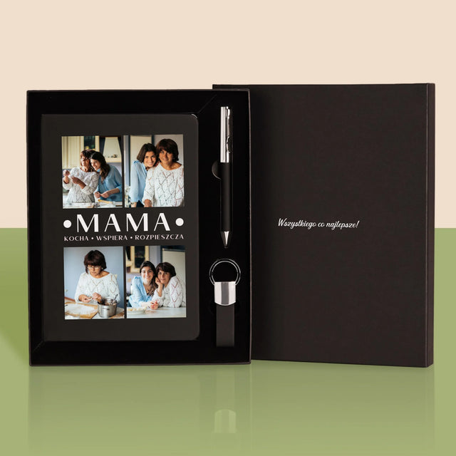 Fotokolaż: Kochana Mama - Zestaw z Notatnikiem