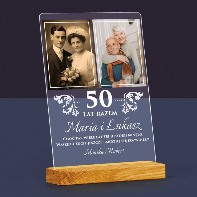Fotokolaż: Razem Przez Lata - Wydruk Na Szkle Akrylowym
