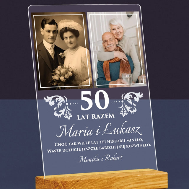 Fotokolaż: Razem Przez Lata - Wydruk Na Szkle Akrylowym