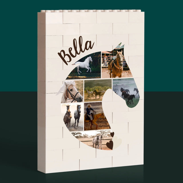 Kształt ze Zdjęć: Koń - Klocki LEGO z Nadrukiem