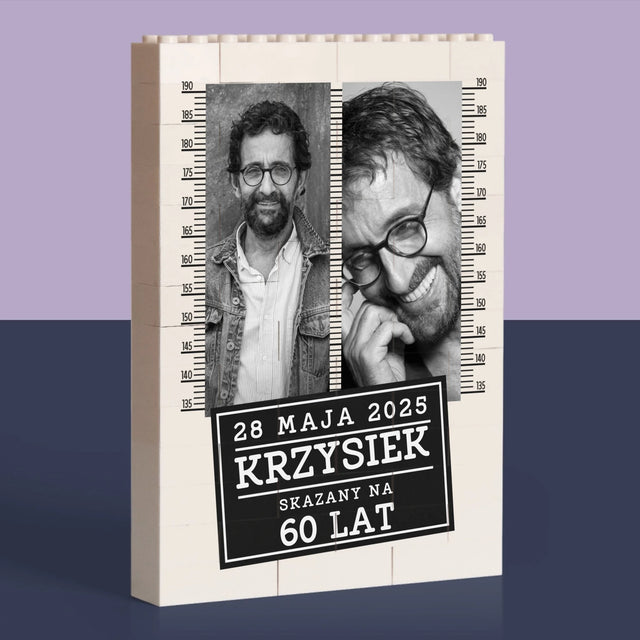 Fotokolaż: Skazany Na 60 Lat - Klocki LEGO z Nadrukiem
