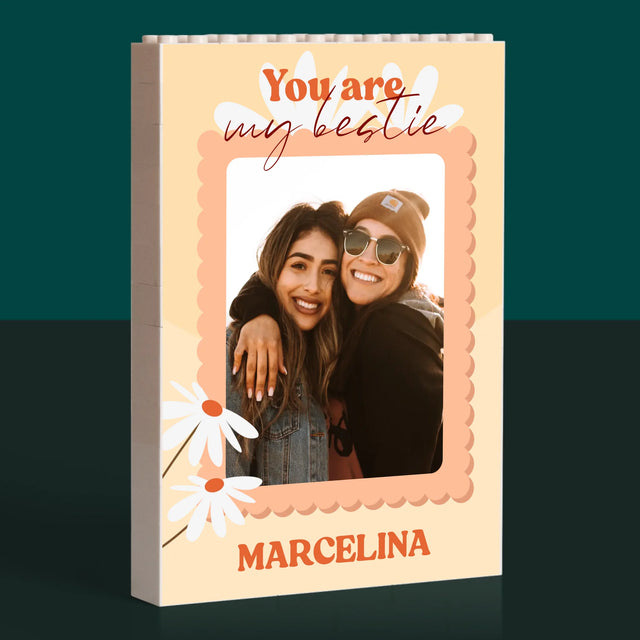 Fotokolaż: Zdjęcie Besties - Klocki LEGO z Nadrukiem