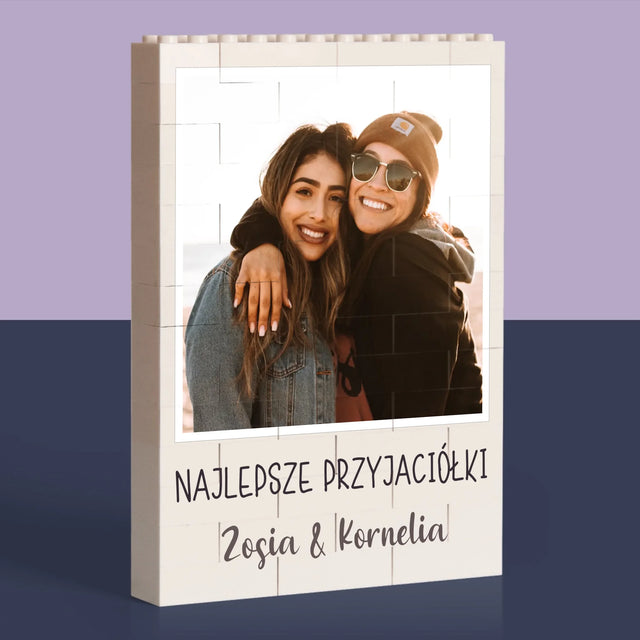 Zdjęcie i Podpis: Dla Przyjaciółki - Klocki LEGO z Nadrukiem