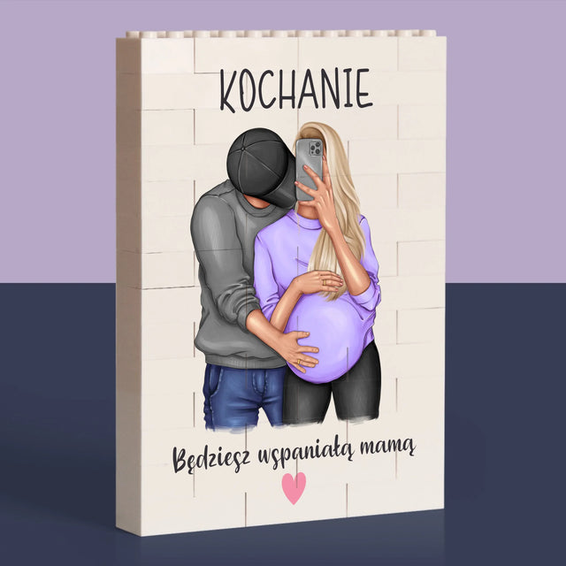 Kreator Postaci: Będziesz Wspaniałą Mamą - Klocki LEGO z Nadrukiem