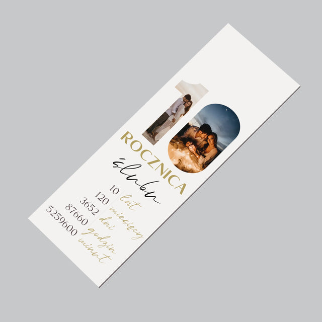 Słowo Ze Zdjęć: 10 Rocznica Ślubu - Magnes Na Lodówkę