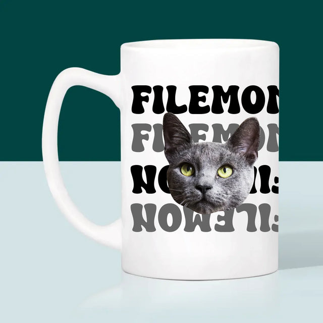 Twoja Postać: Zdjęcie Pupila z Imieniem - Kubek z Nadrukiem