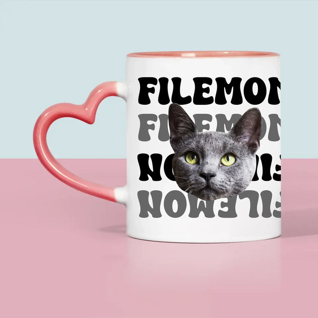 Twoja Postać: Zdjęcie Pupila z Imieniem - Kubek z Nadrukiem