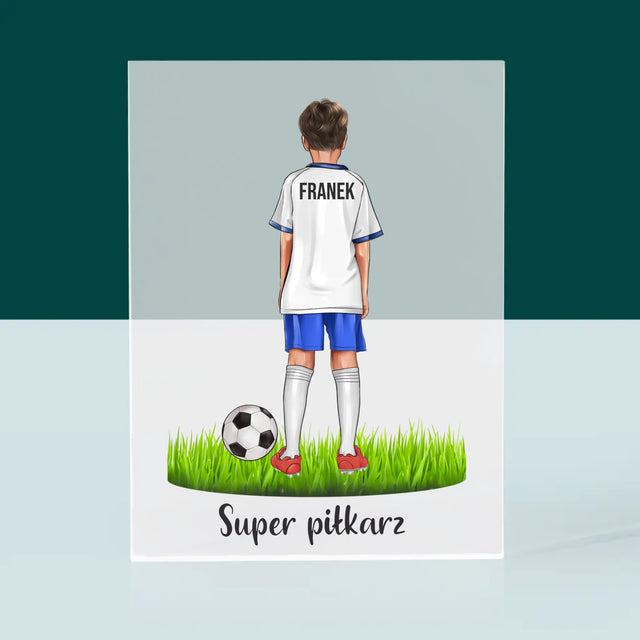 Kreator Postaci: Mały Piłkarz - Blok Akrylowy