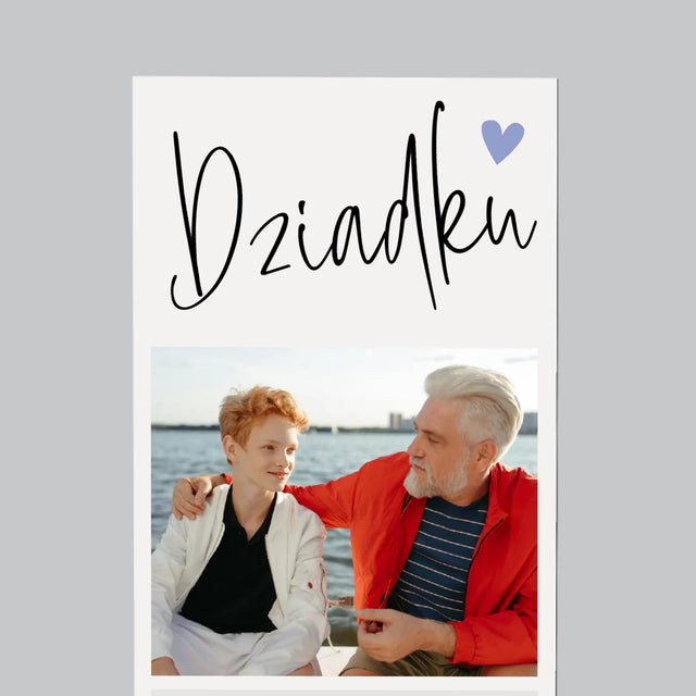 Fotokolaż: Dziadku Kocham Cię - Magnes Na Lodówkę
