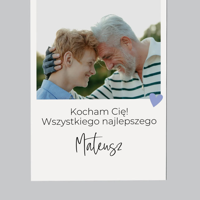 Fotokolaż: Dziadku Kocham Cię - Magnes Na Lodówkę