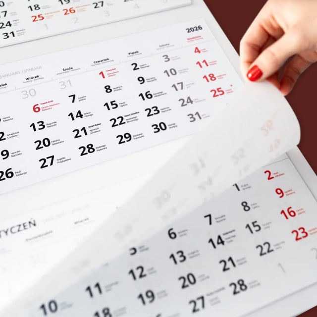 Fotokolaż: Babciu Kocham Cię - Personalizowany Kalendarz Trójdzielny