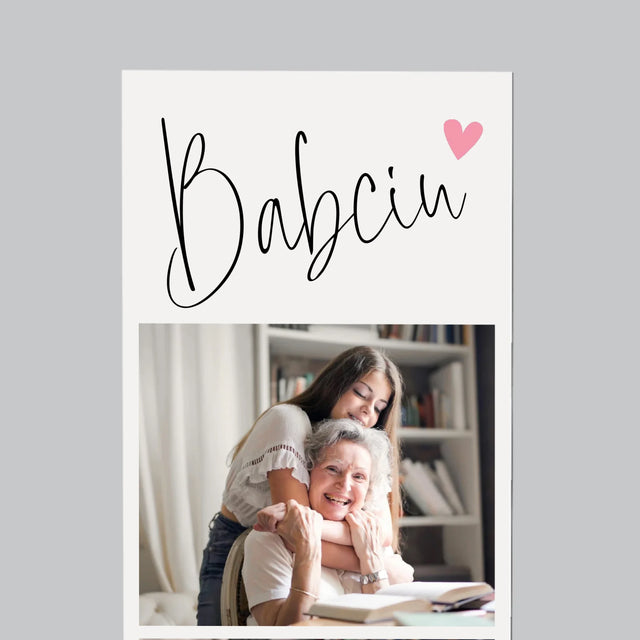 Fotokolaż: Babciu Kocham Cię - Magnes Na Lodówkę