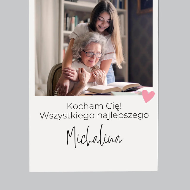 Fotokolaż: Babciu Kocham Cię - Magnes Na Lodówkę