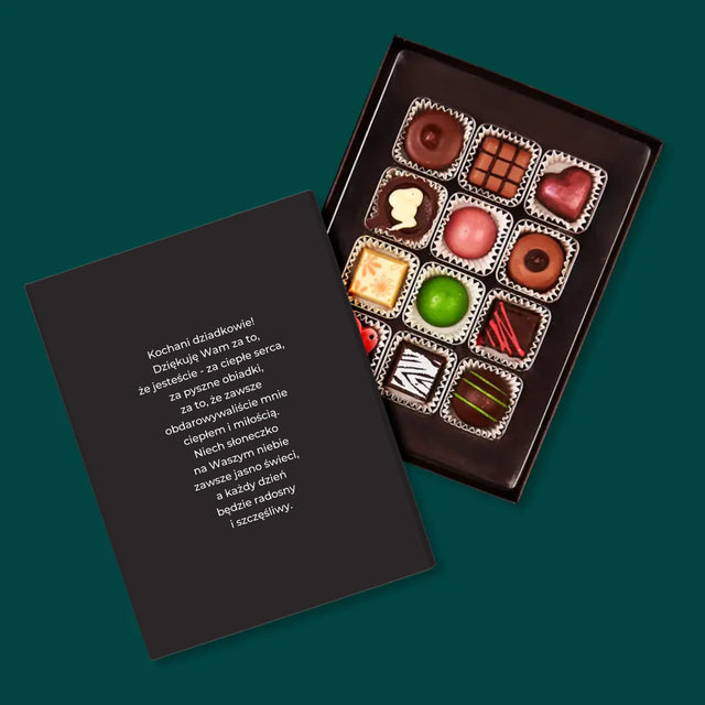 Zdjęcie i Podpis: Ukochanym Dziadkom - Praliny z Nadrukiem