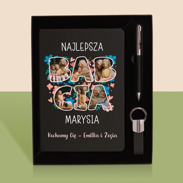 Słowo Ze Zdjęć: Najlepsza Babcia - Zestaw z Notatnikiem