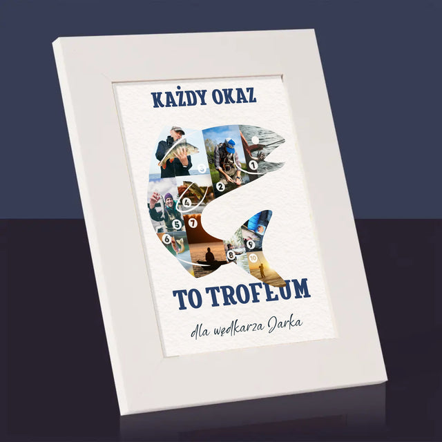 Kształt Ze Zdjęć: Okaz Wędkarza - Ramka Na Zdjęcie
