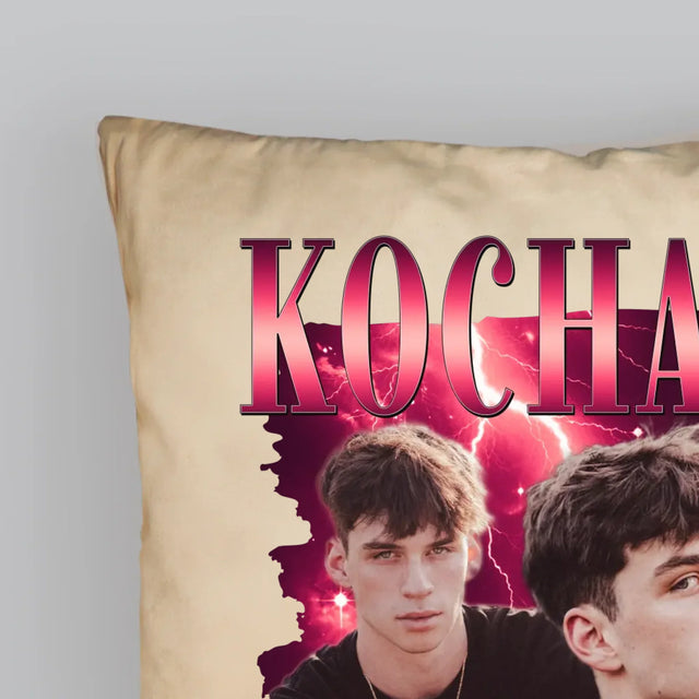 Twoja Postać: Bootleg Miłosny Dla Niej - Poduszka z Nadrukiem