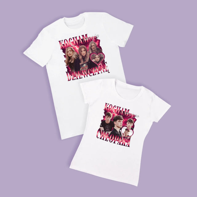 Twoja Postać: Bootleg Miłosny Dla Pary - Koszulki Dla Par