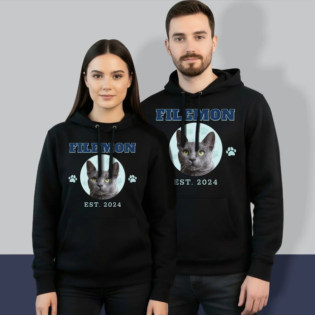 Twoja Postać: Wasz Kot Varsity - Bluzy Dla Par