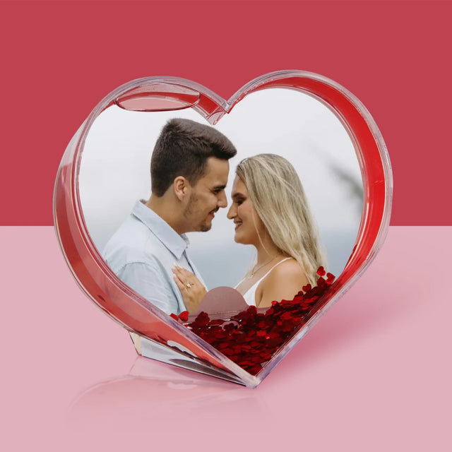 Zdjęcie: Twoje Zdjęcie - Kula Śnieżna Serce