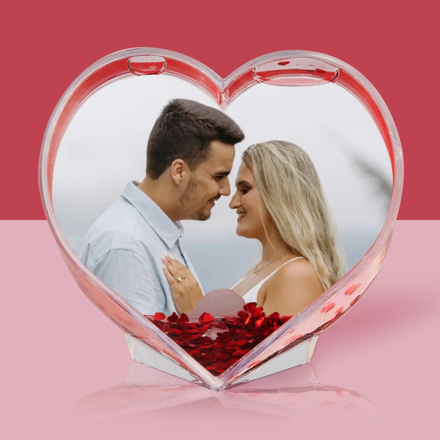 Zdjęcie: Twoje Zdjęcie - Kula Śnieżna Serce