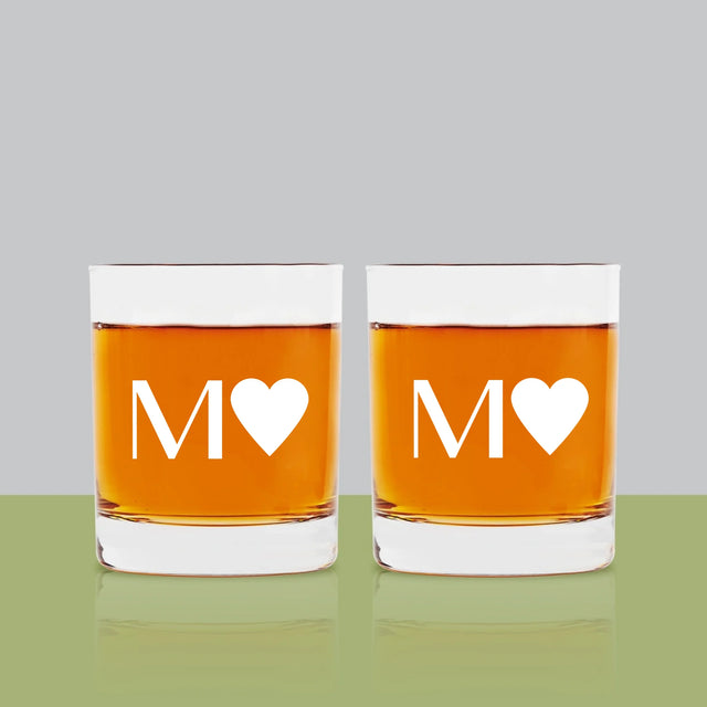 Monogram: Monogram Serce - Szklanka Do Whisky