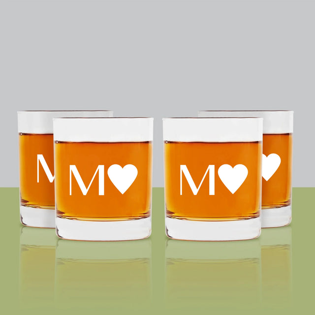 Monogram: Monogram Serce - Szklanka Do Whisky