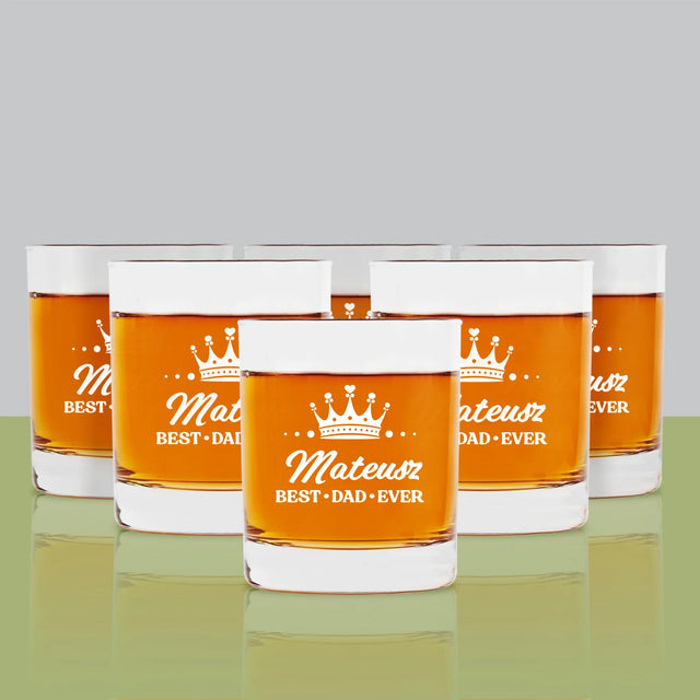 Monogram: Best Dad - Szklanka Do Whisky