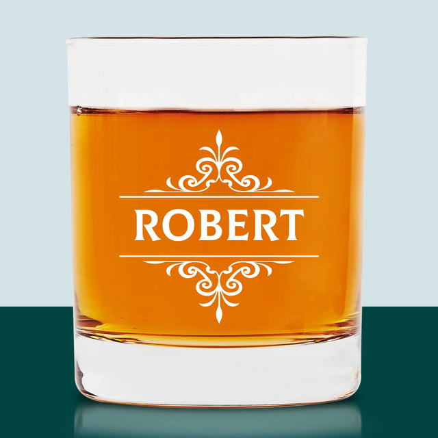 Monogram: Imię Elegant - Szklanka Do Whisky