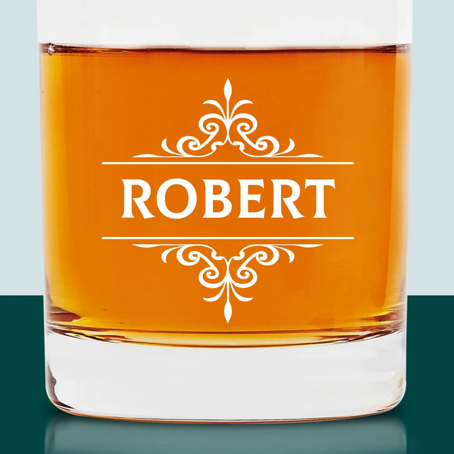 Monogram: Imię Elegant - Szklanka Do Whisky