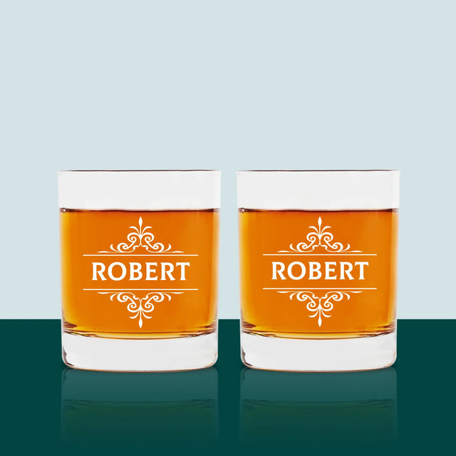Monogram: Imię Elegant - Szklanka Do Whisky